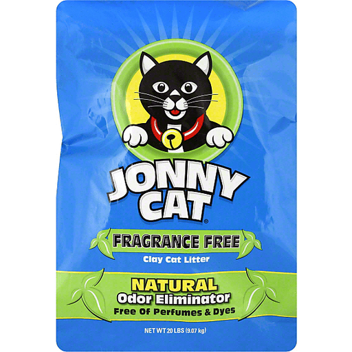 slide 1 of 1, Jonny Cat Cat Litter, Clay, Natural Odor Eliminator, Fragrance Free, 20 lb