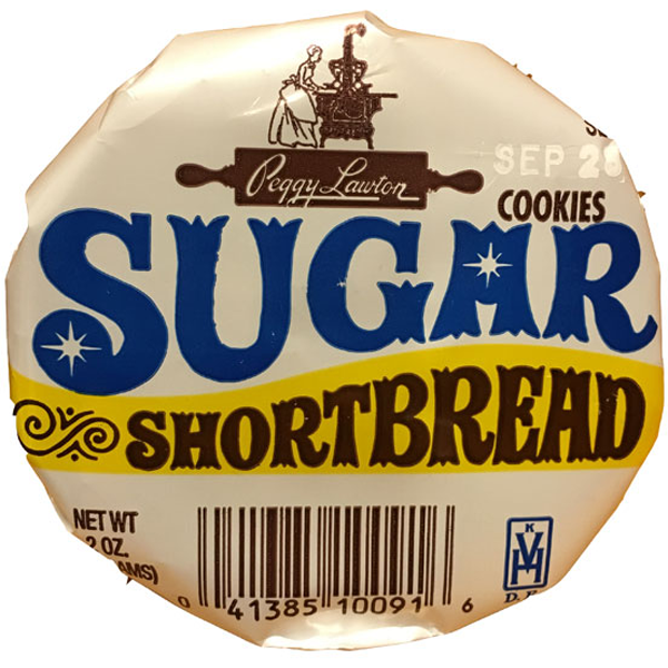slide 1 of 1, Peggy Lawton Sugar Shortbread, 2 oz