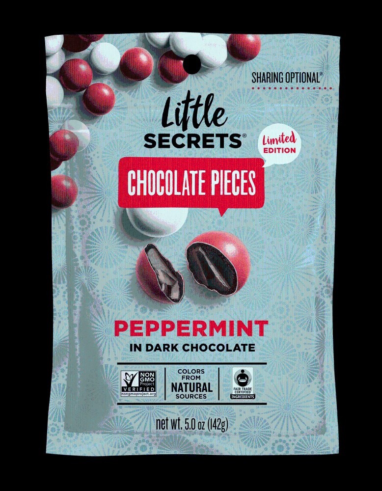 slide 1 of 6, Little Secrets Peppermint Dark Choc Bite, 5 oz