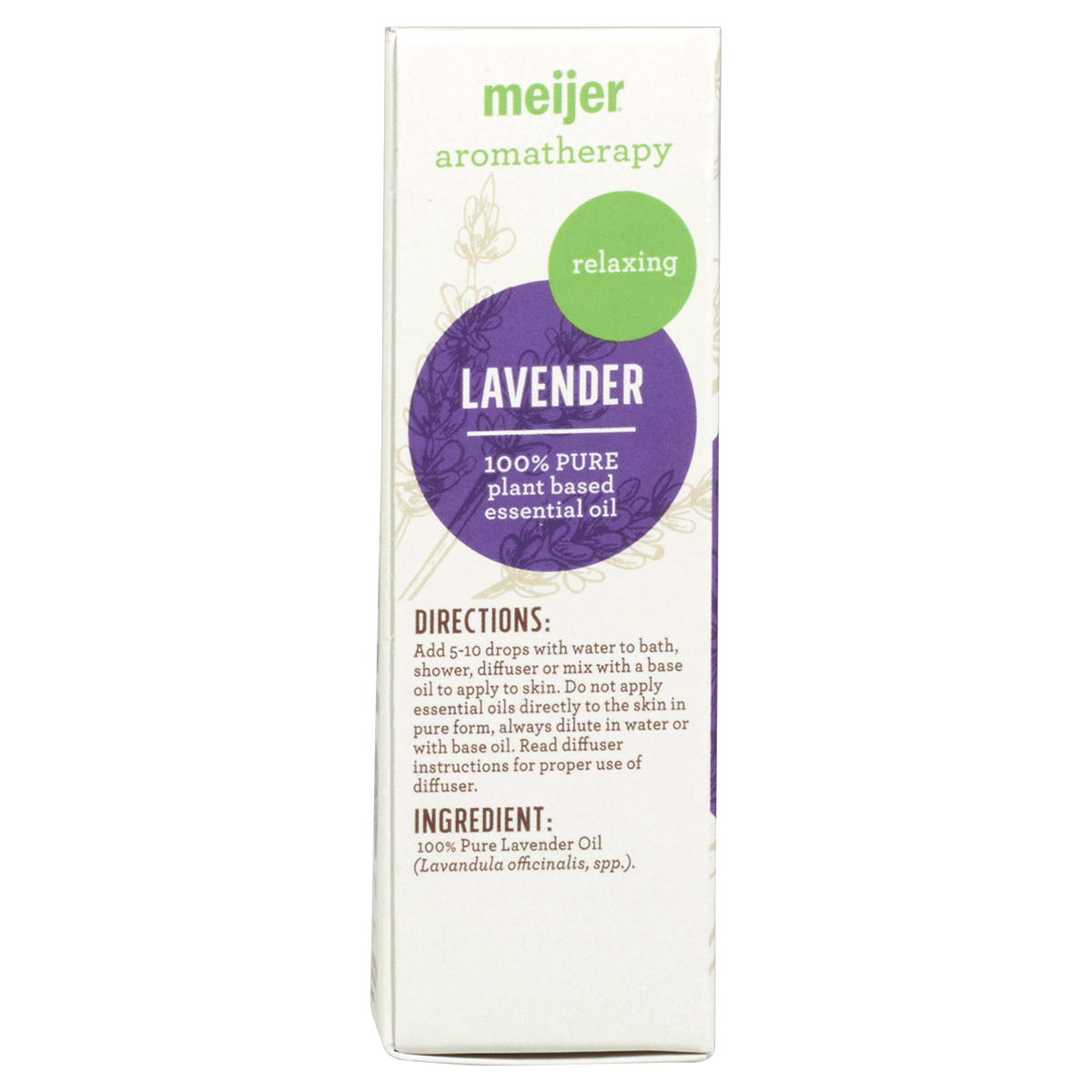 slide 3 of 4, MEIJER WELLNESS Meijer Aromatherapy Lavender Essential Oil, 15 ml