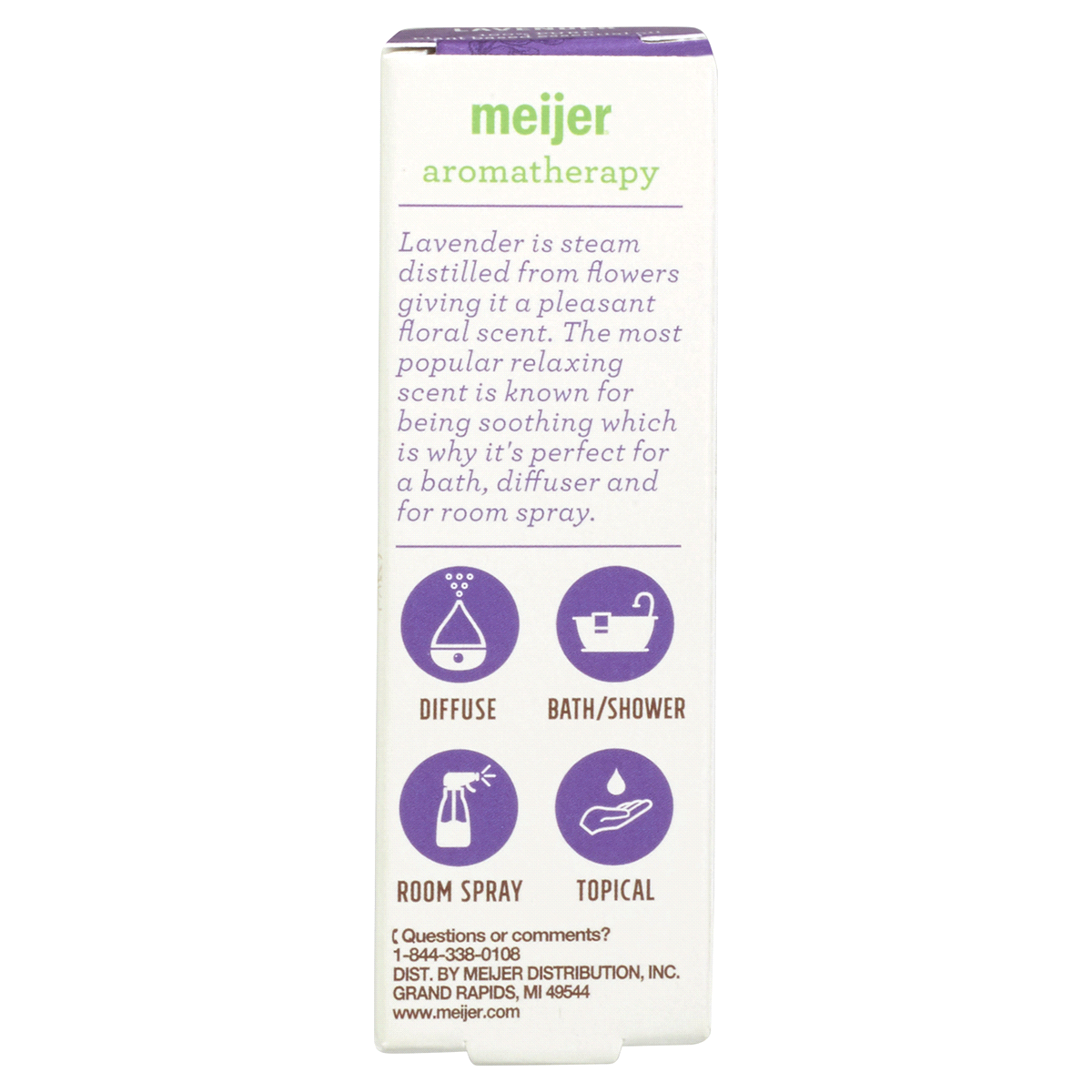 slide 4 of 4, MEIJER WELLNESS Meijer Aromatherapy Lavender Essential Oil, 15 ml
