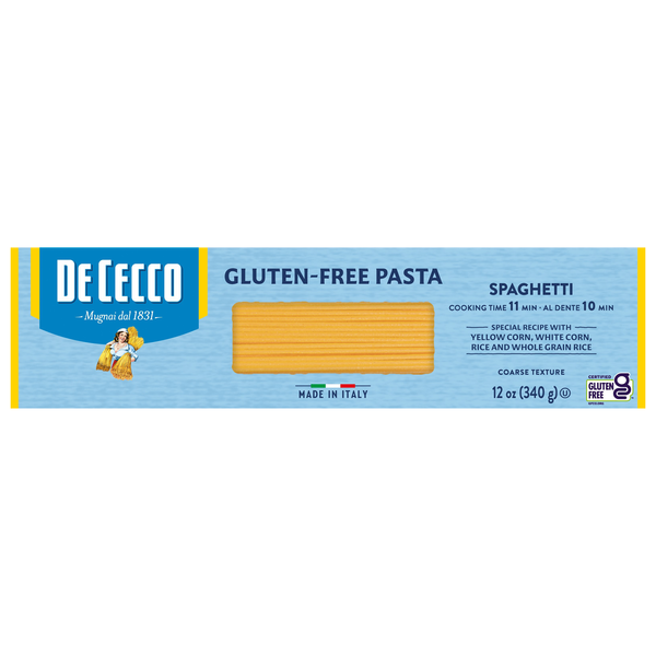 slide 1 of 1, De Cecco Spaghetti Gluten Free, 12 oz