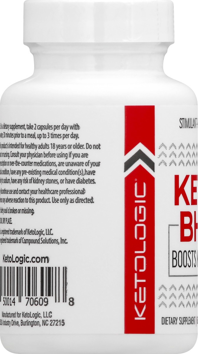 slide 4 of 12, KetoLogic Capsules Keto BHB 60 ea, 60 ct