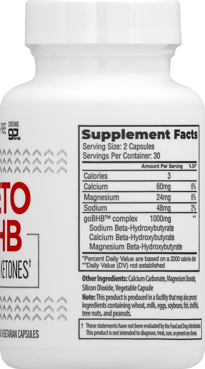 slide 9 of 12, KetoLogic Capsules Keto BHB 60 ea, 60 ct