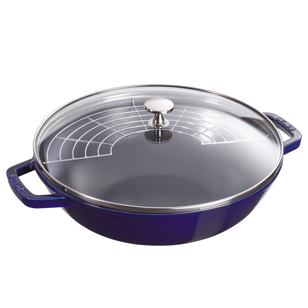 slide 1 of 1, STAUB Staub Perfect Pan - Dark Blue, 4.5 qt