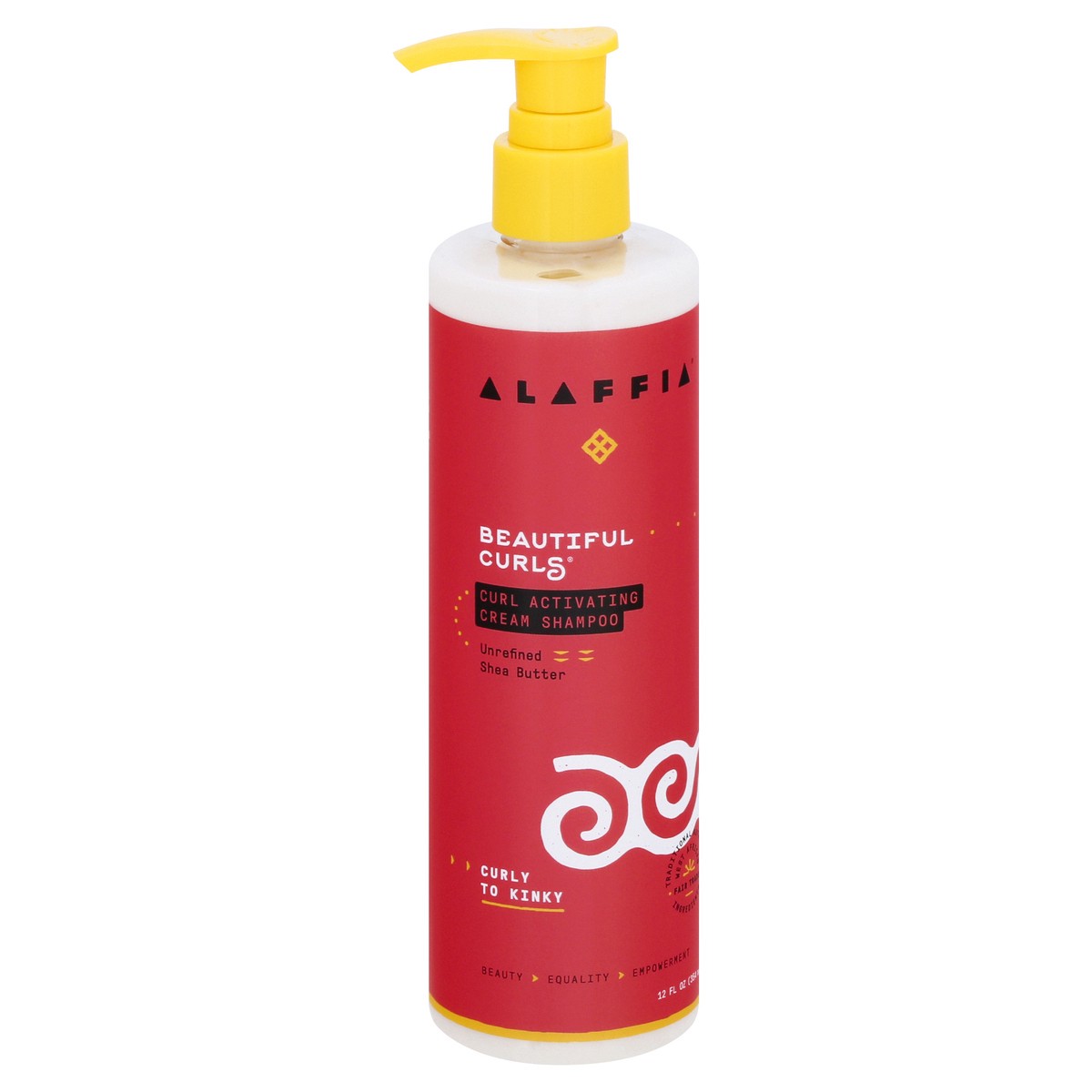 slide 2 of 9, Alaffia Curl Activating Cream Shampoo 12 oz, 12 oz