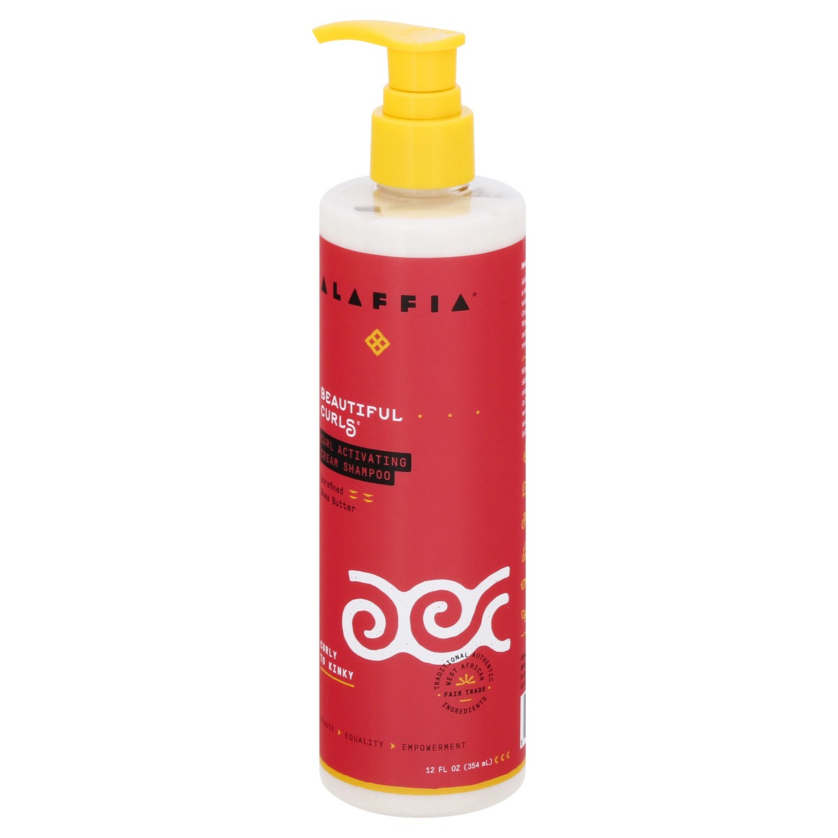 slide 3 of 9, Alaffia Curl Activating Cream Shampoo 12 oz, 12 oz