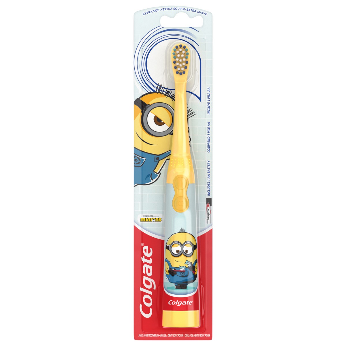 slide 1 of 7, Colgate Power Minions Toothbrush, 1 ct