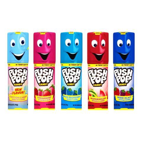 slide 1 of 1, Push Pops Assorted, 1.06 oz