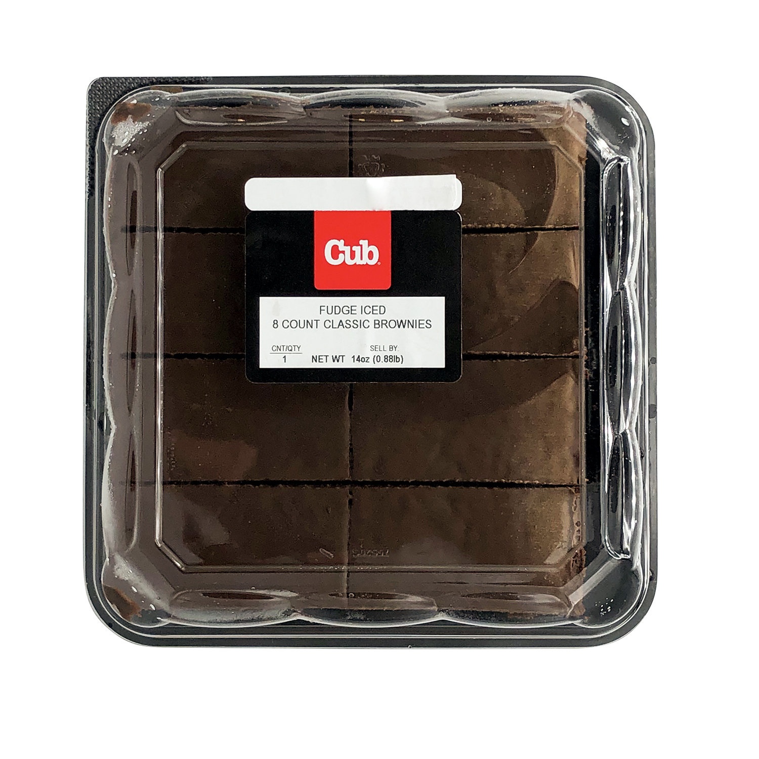 slide 1 of 1, Cub Bakery Iced Fudge Gourmet Brownies 12 Count, 1 Each, 12 ct