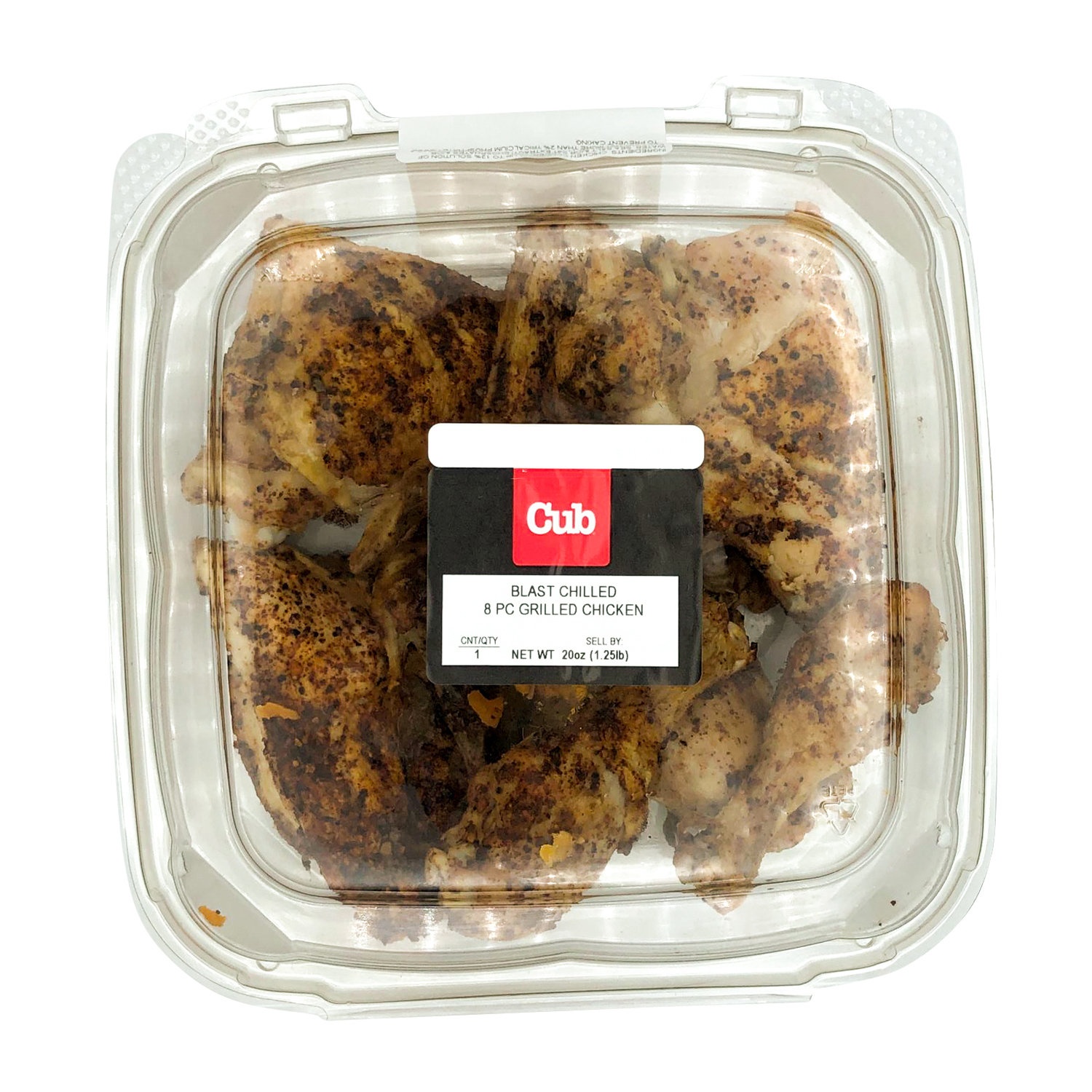 slide 1 of 1, Cub Grilled Chicken Cold, 8 Each, 8 ct