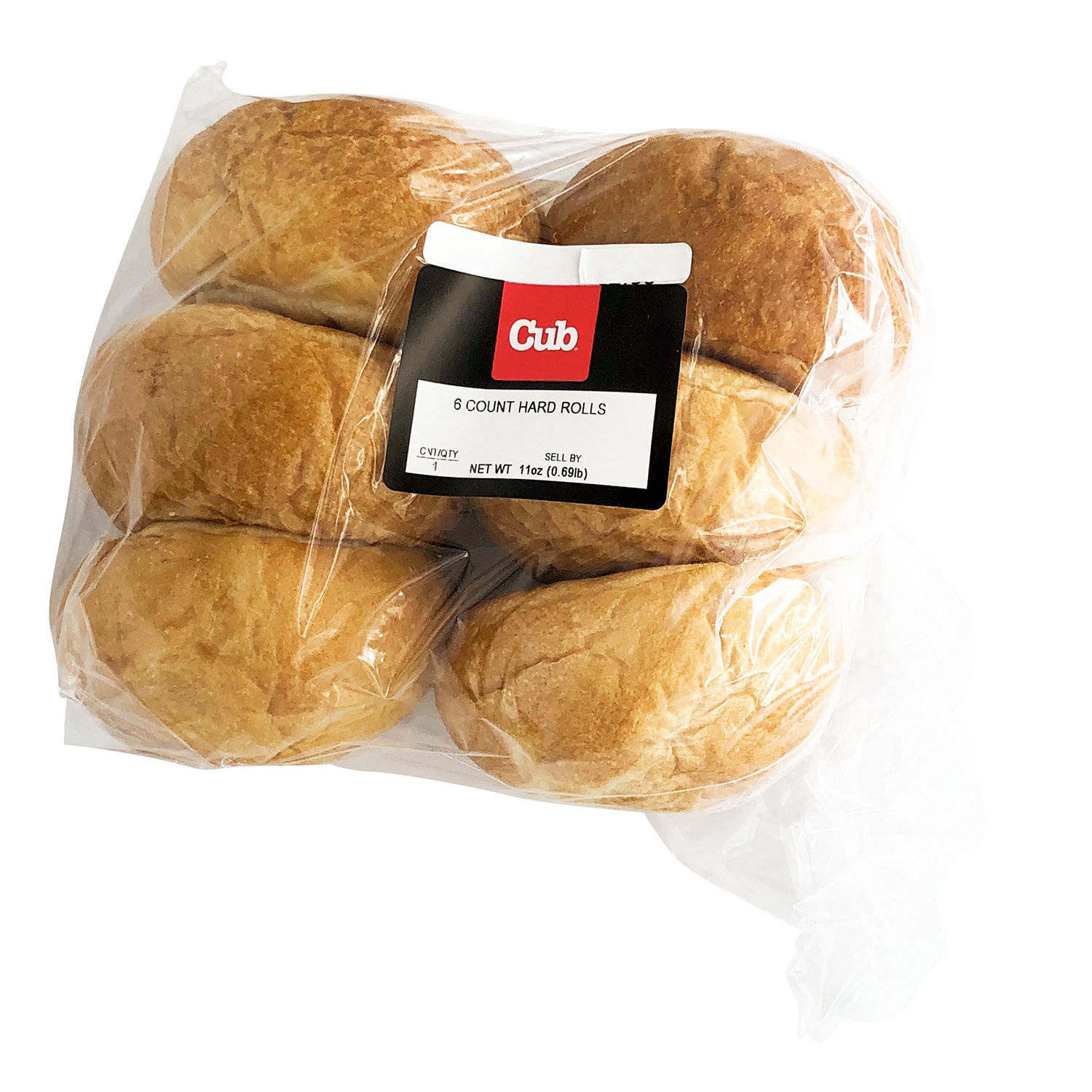 slide 1 of 1, Cub Bakery Hard Rolls, 6 Each, 6 ct