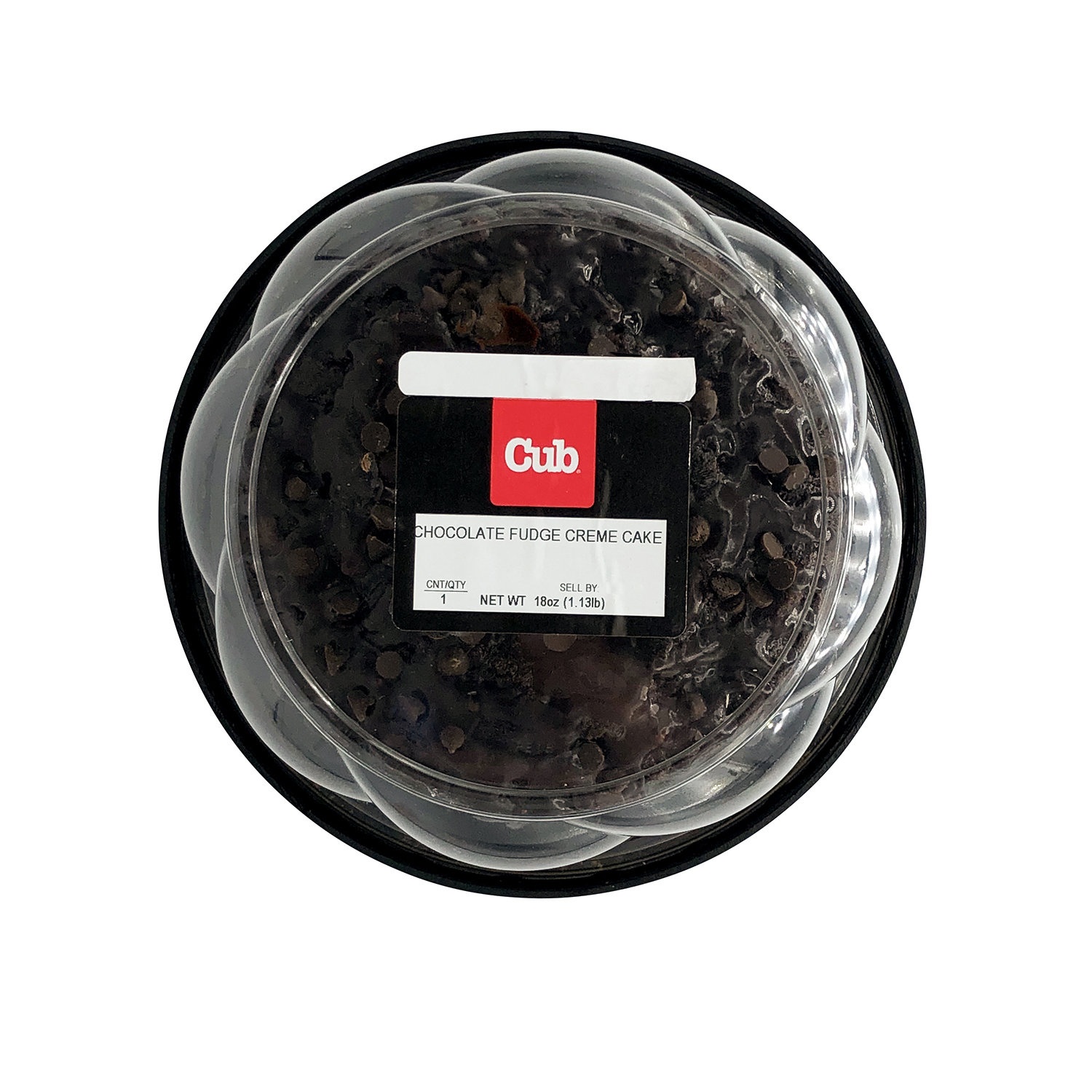 slide 1 of 1, Cub Bakery Chocolate Fudge Crème Cake, 1 Each, 1 ct