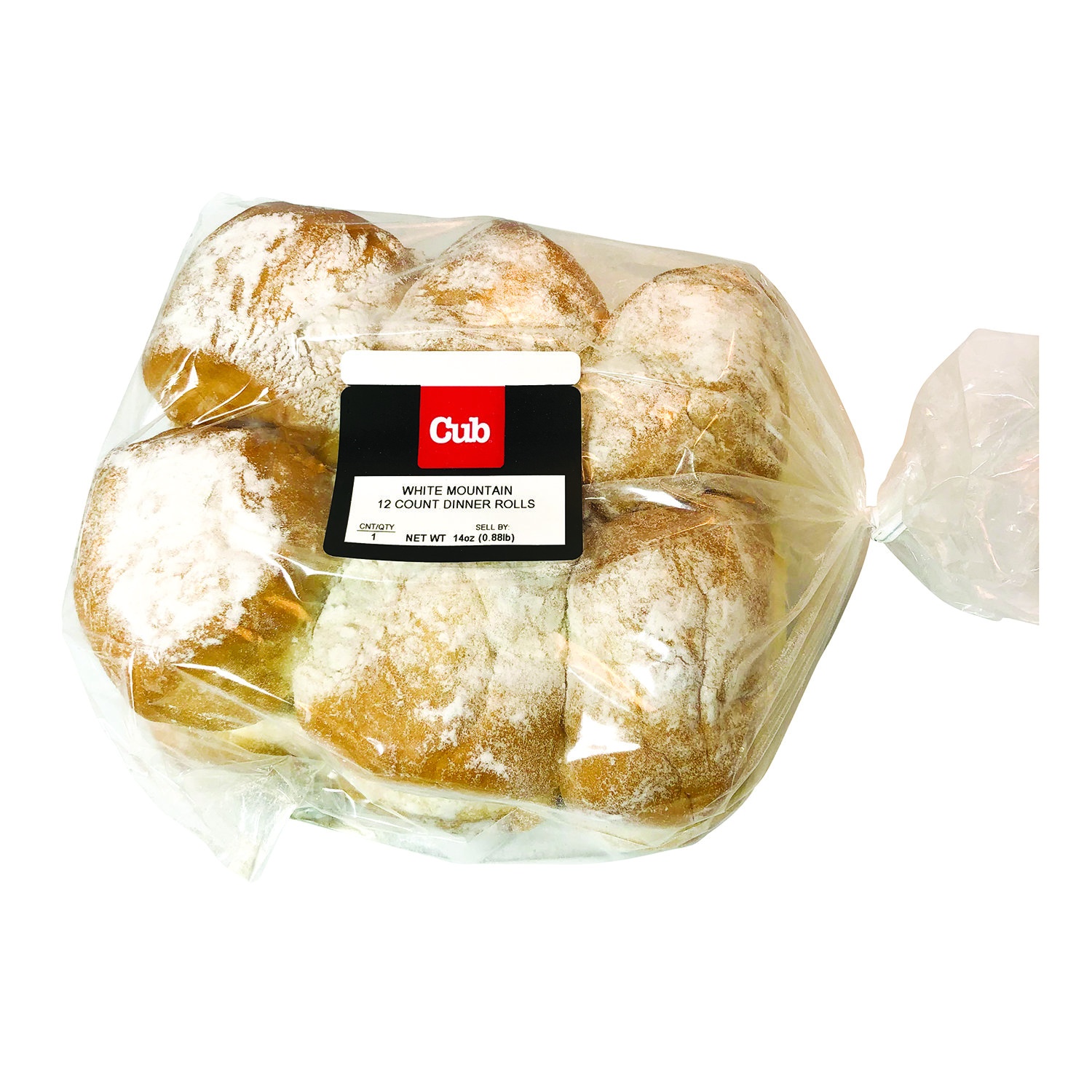 slide 1 of 1, Cub Bakery White Mountain Dinner Rolls, 8 Each, 8 ct