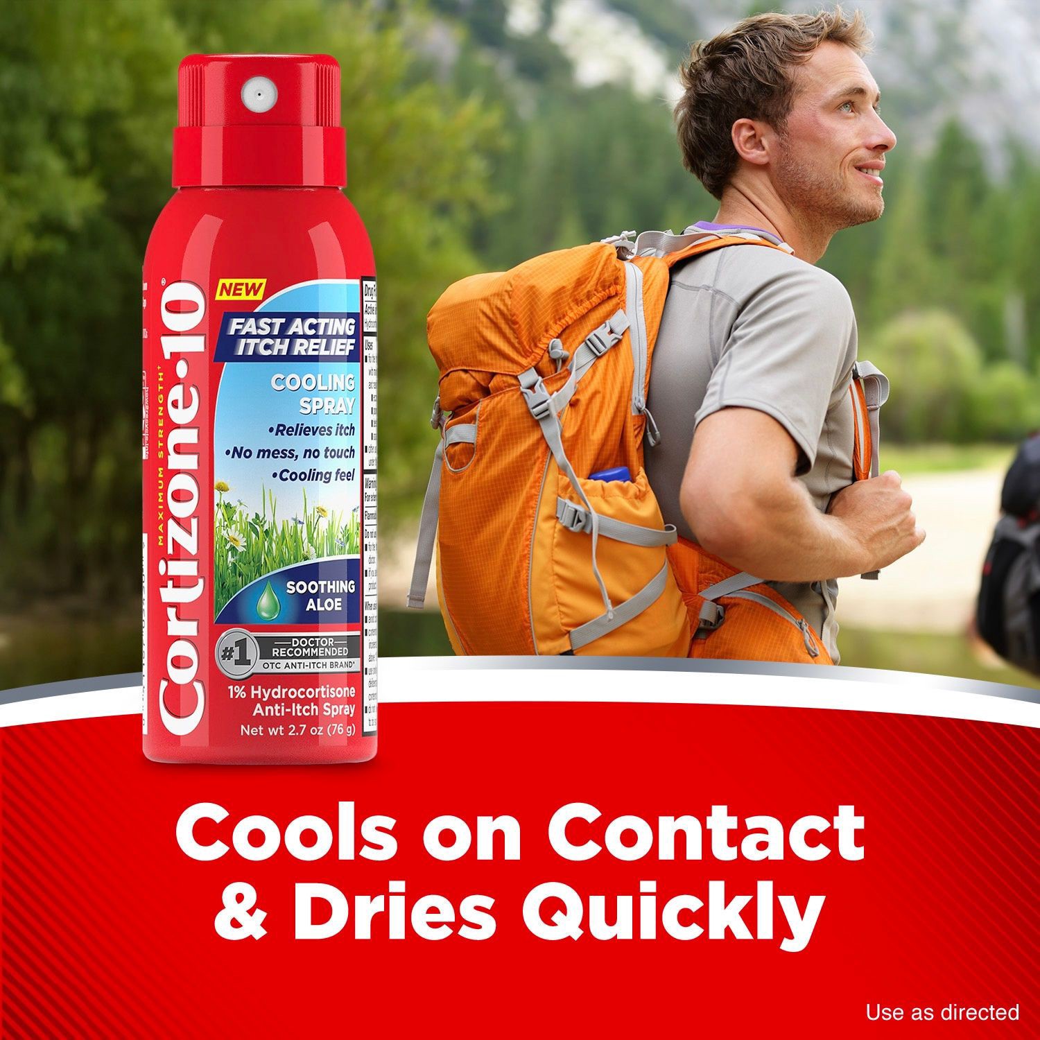 slide 5 of 9, Cortizone-10 Soothing Aloe Cooling Spray 2.7 oz, 2.7 oz
