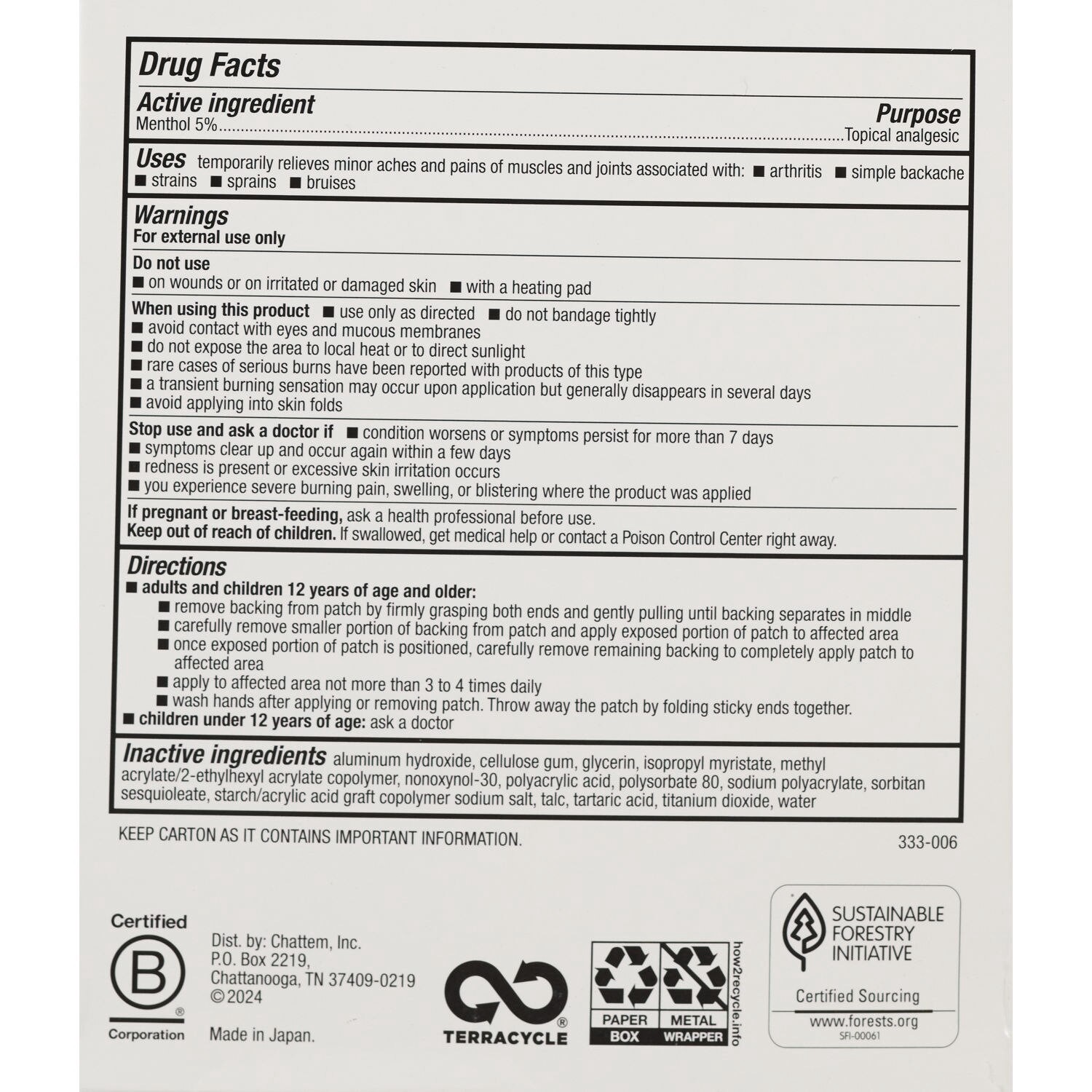 slide 5 of 5, Icy Hot Original Pain Relief Patch Variety Pack with 5% Cooling Menthol for Fast-Acting Muscle and Joint Pain Relief, 5 Medium and 5 Large Comfortable Fabric Patches, 10 Ct., 10 ct