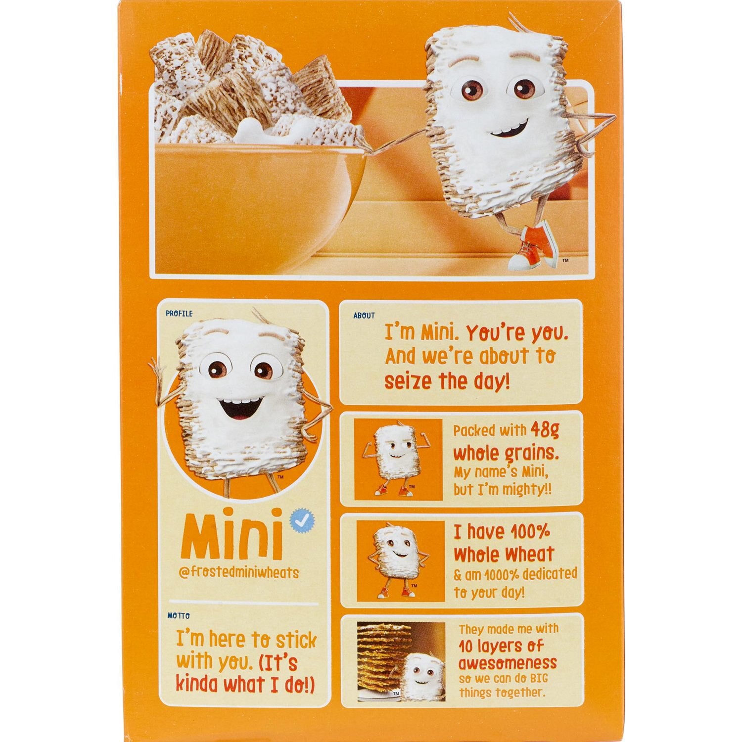 slide 3 of 4, Frosted Mini-Wheats Kellogg's Frosted Mini-Wheats Breakfast Cereal Original, 14.1 oz, 14.1 oz