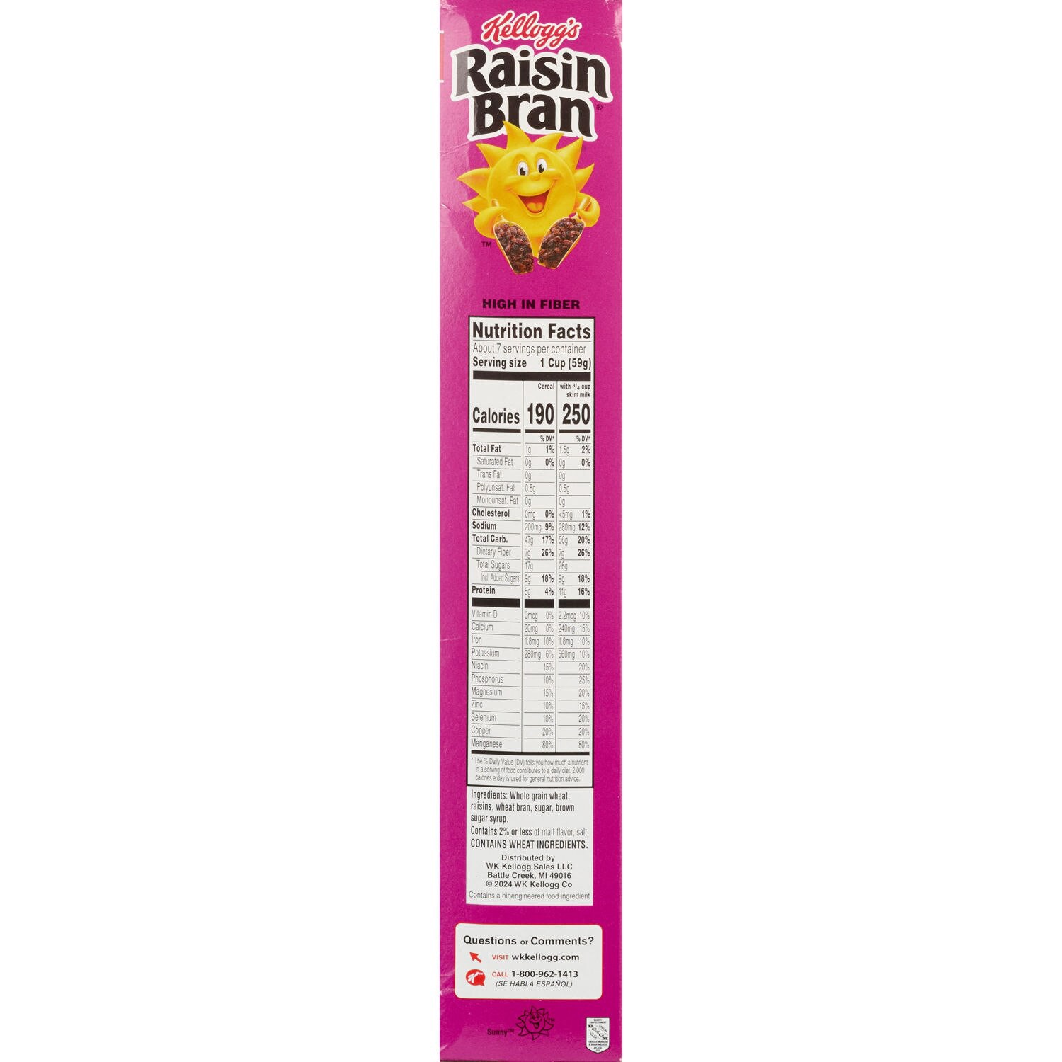 slide 2 of 5, Raisin Bran Breakfast Cereal, 16.6 Oz, 14.5 oz