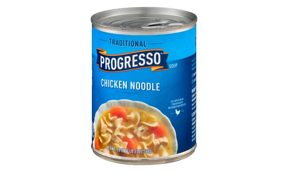 slide 2 of 3, Progresso Traditional Chicken Noodle Canned Soup, 19 oz, 19 oz