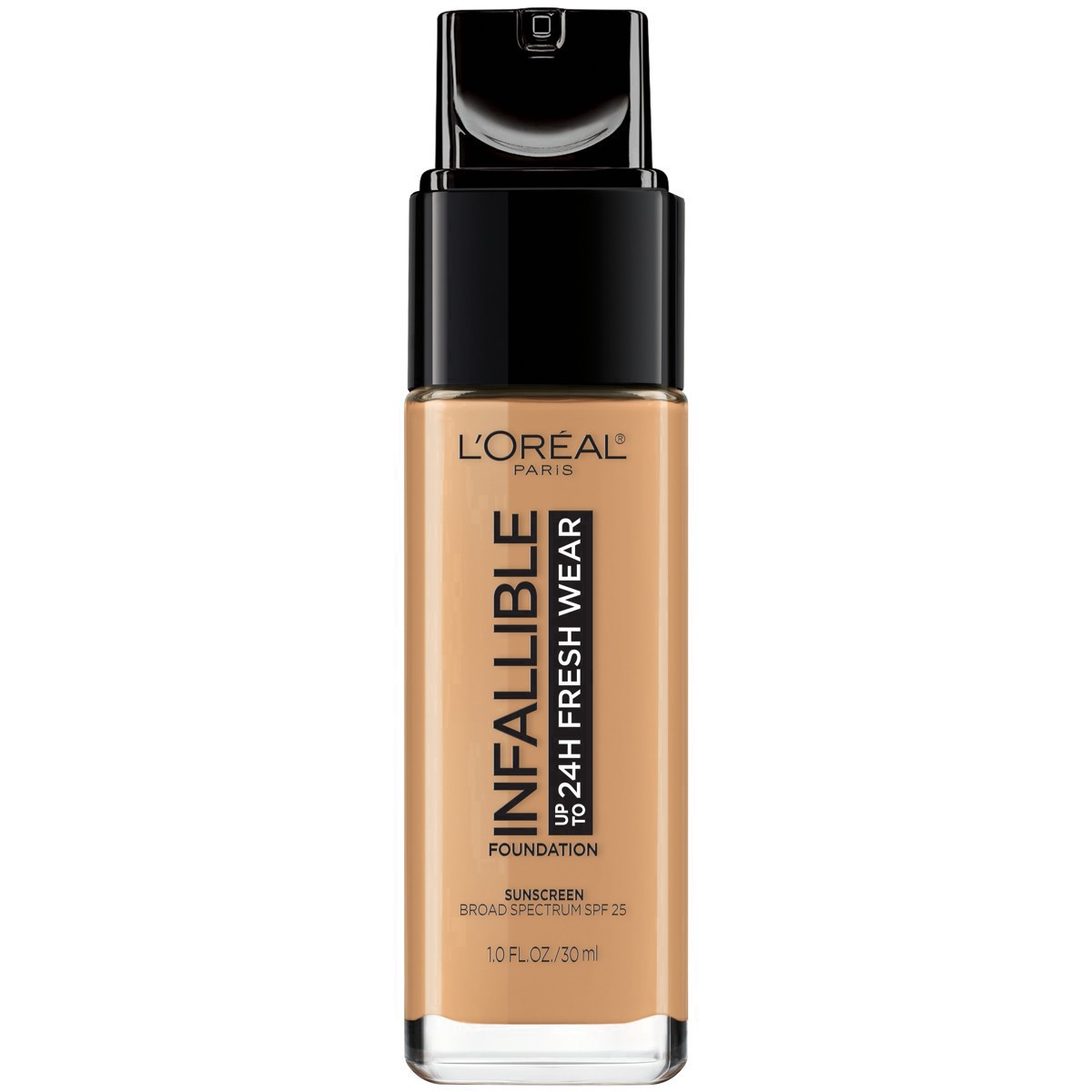 slide 16 of 34, L'Oréal Infallible 24HR Fresh Wear Foundation with SPF 25 - 475 Sun Beige - 1 fl oz, 1 fl oz