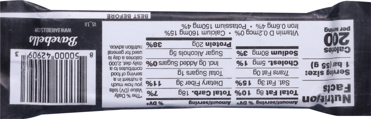 slide 9 of 9, Barebells Caramel Cashew Protein Bar 1.94 oz, 1.94 oz