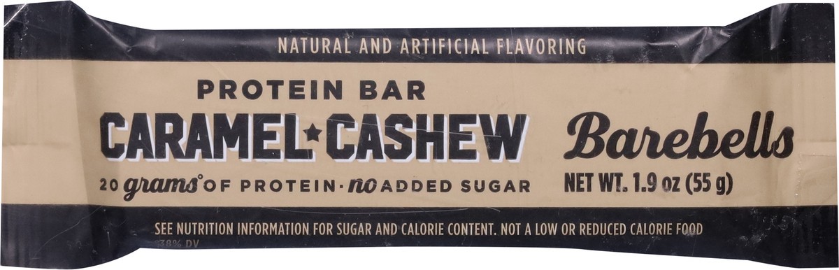 slide 8 of 9, Barebells Caramel Cashew Protein Bar 1.94 oz, 1.94 oz