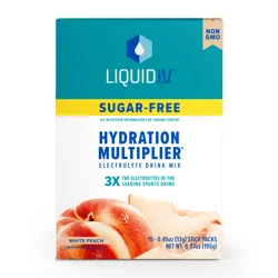 Liquid IV Sugar Free White Peach