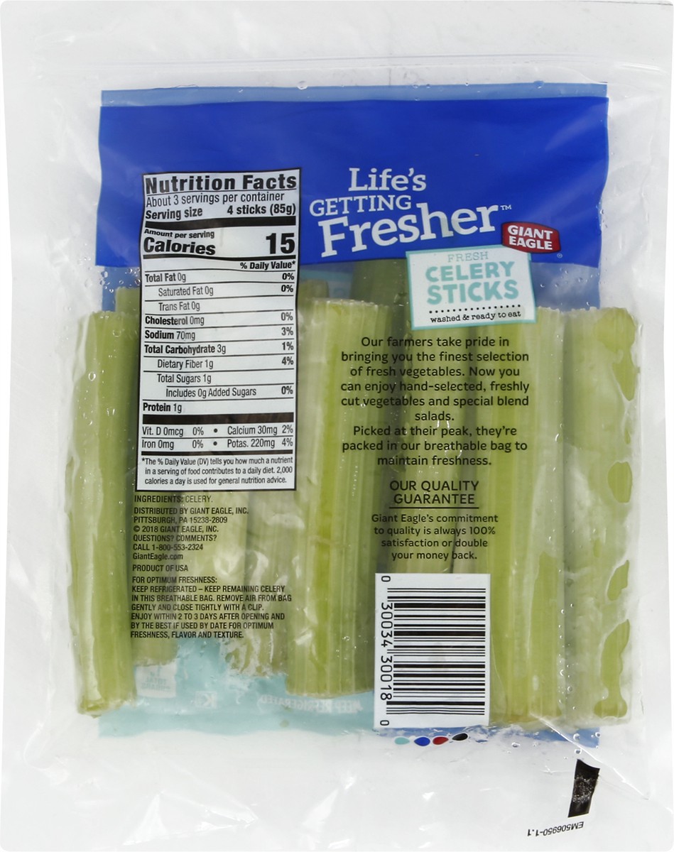 slide 3 of 7, Life's Getting Fresher Celery Sticks 8 oz, 8 oz