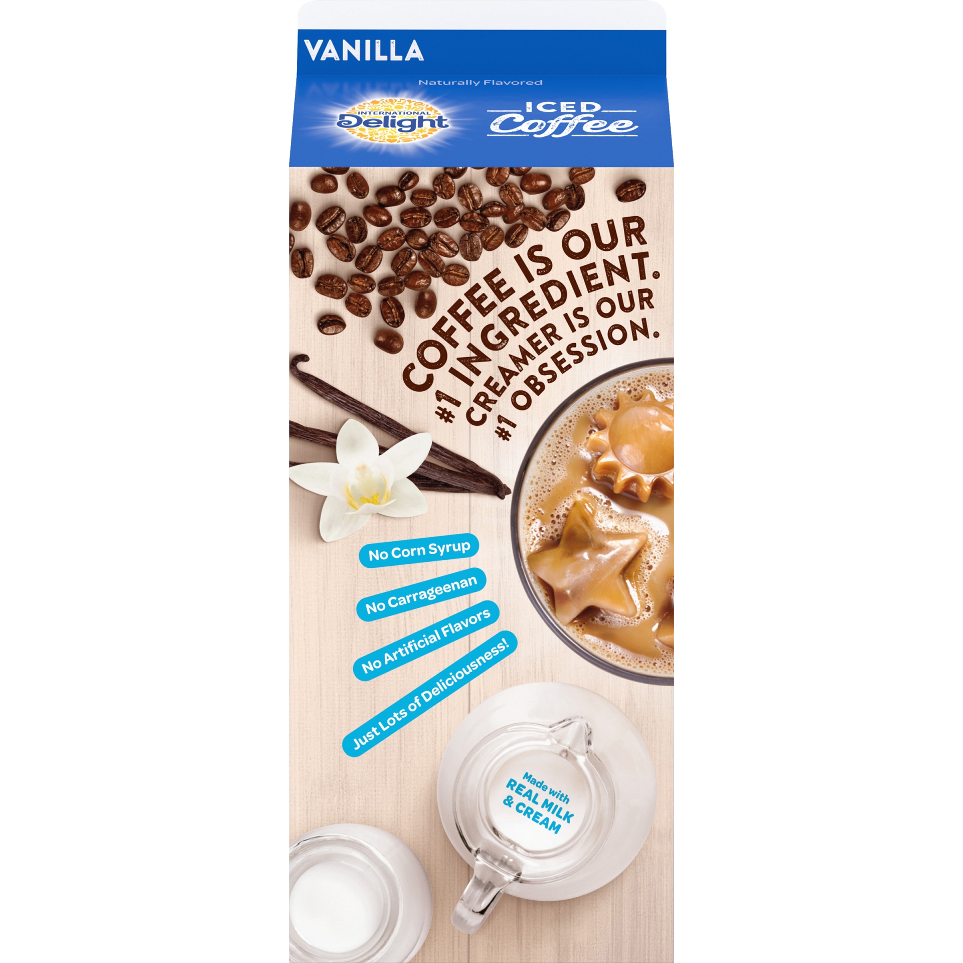 slide 6 of 8, International Delight Vanilla Iced Coffee, 64 fl oz