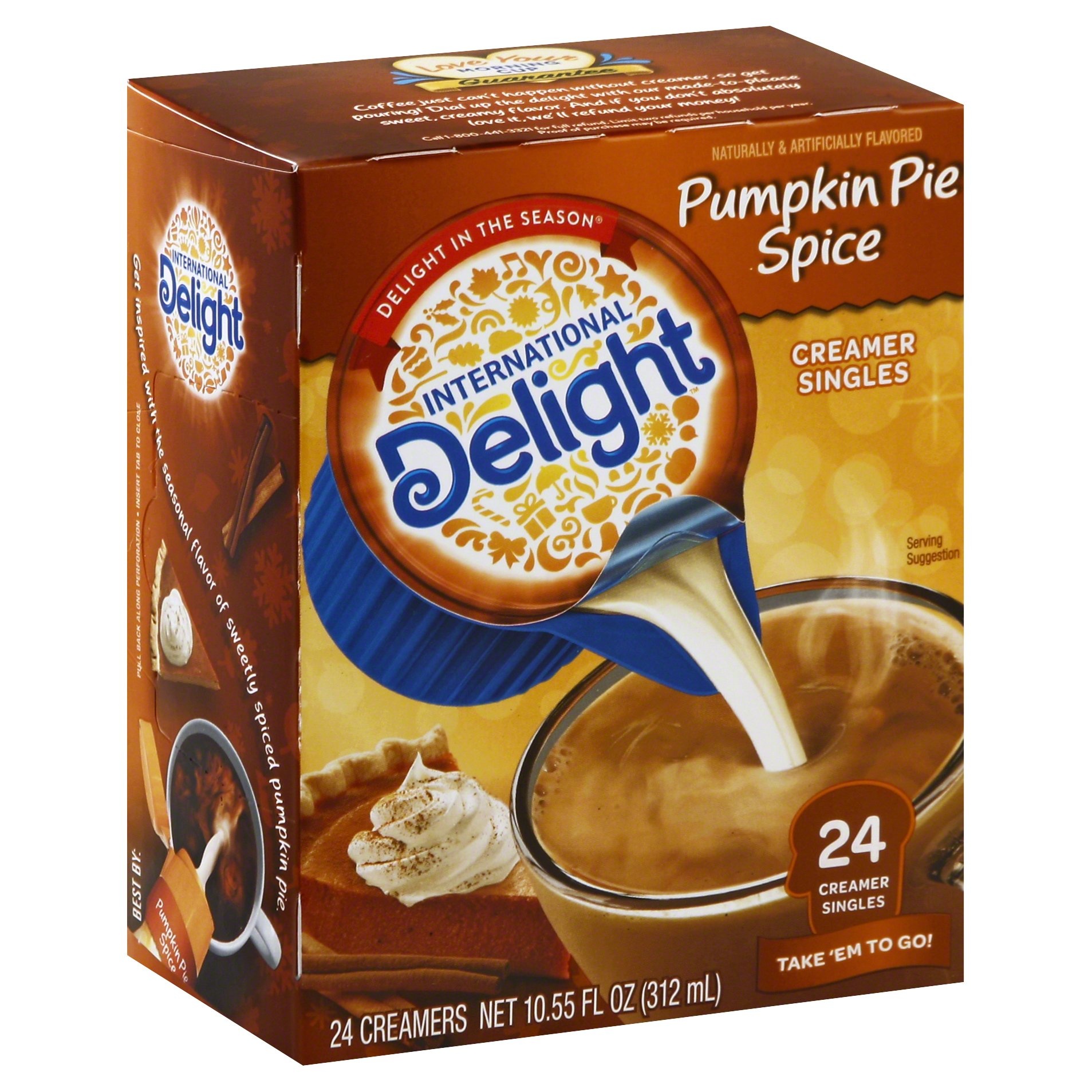 slide 1 of 7, International Delight Pumpkin Spice Coffee Creamer - 24ct, 24 ct