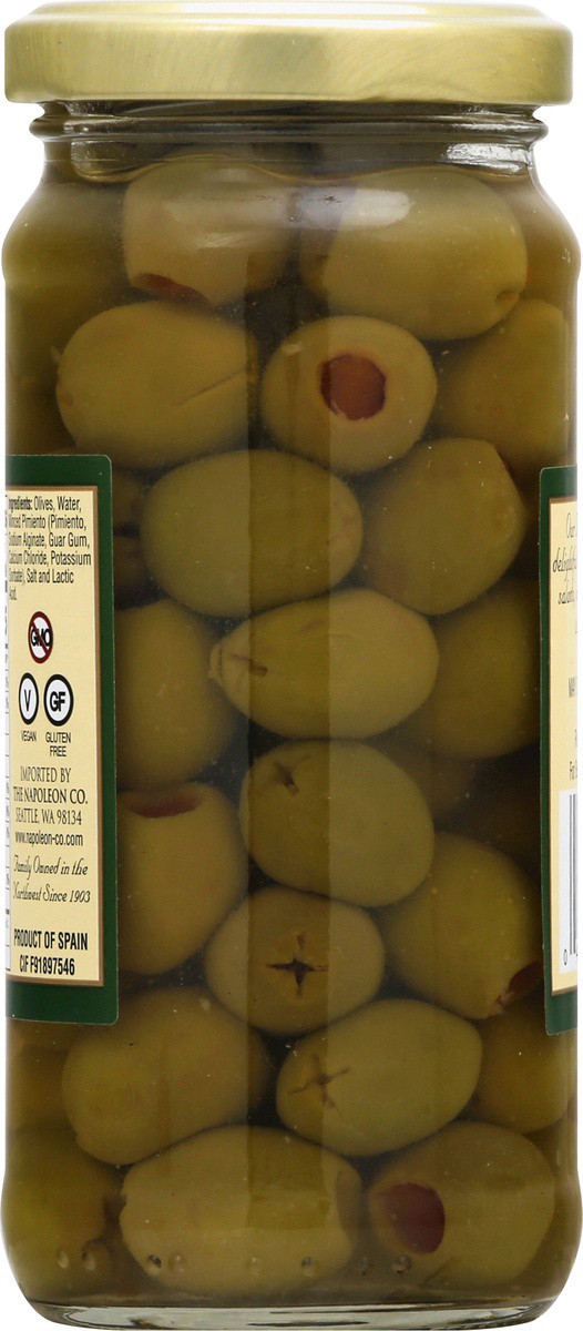 slide 4 of 9, Napoleon Manzanilla Pimiento Stuffed Olives 5 oz, 5 oz