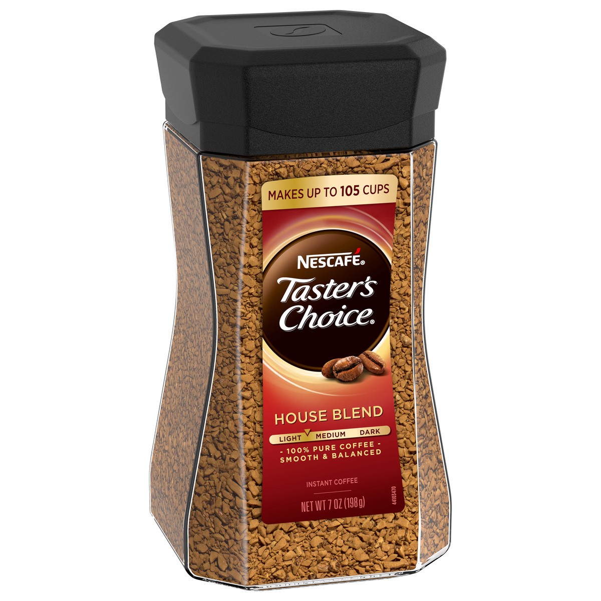 slide 5 of 9, Nescafé Taster's Choice, House Blend Light Medium Roast Instant Coffee- 7 oz, 7 oz