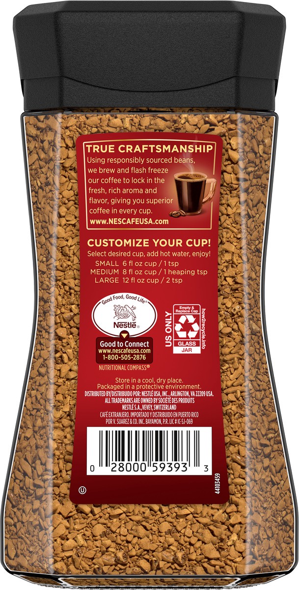 slide 2 of 9, Nescafé Taster's Choice, House Blend Light Medium Roast Instant Coffee- 7 oz, 7 oz