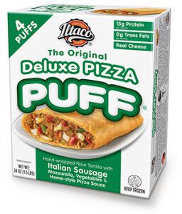 slide 1 of 1, Iltaco Deluxe Pizza Puff, 24 oz