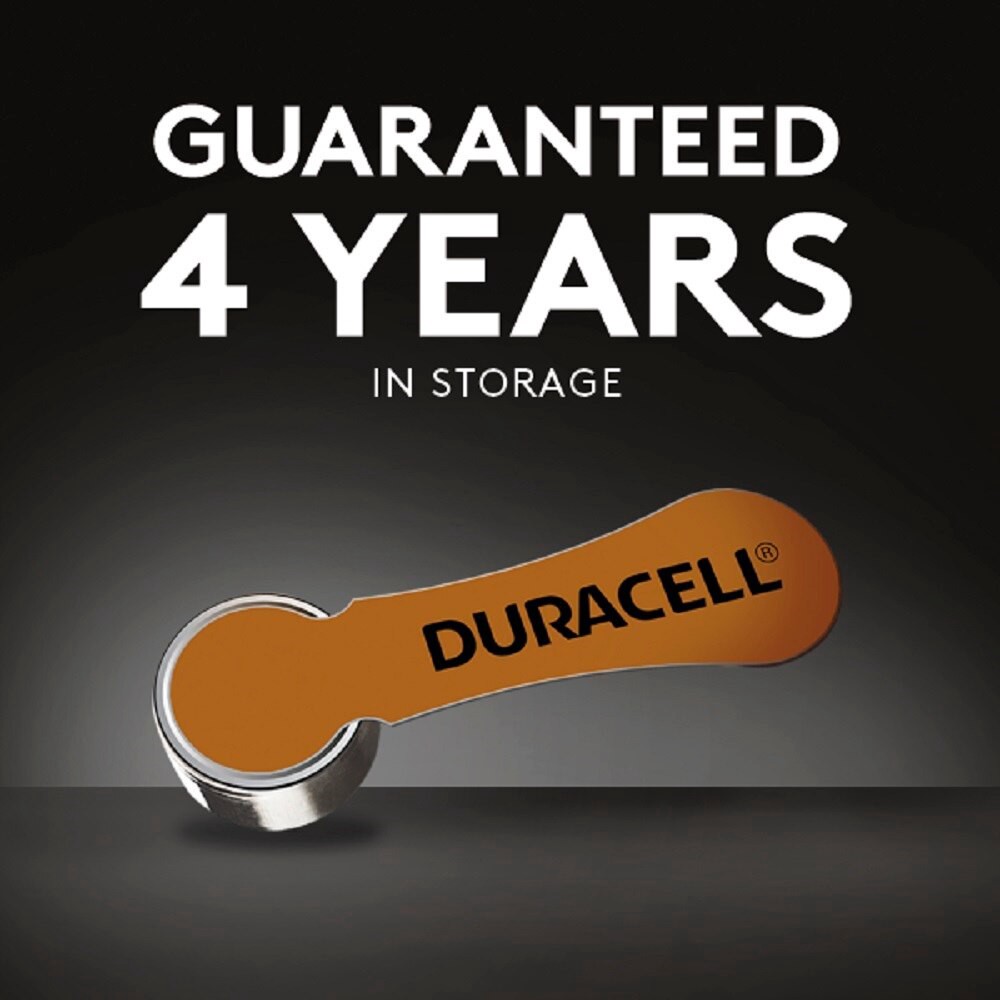 slide 4 of 5, Duracell Hearing Aid Batteries Easytab Da312b16, 16 ct
