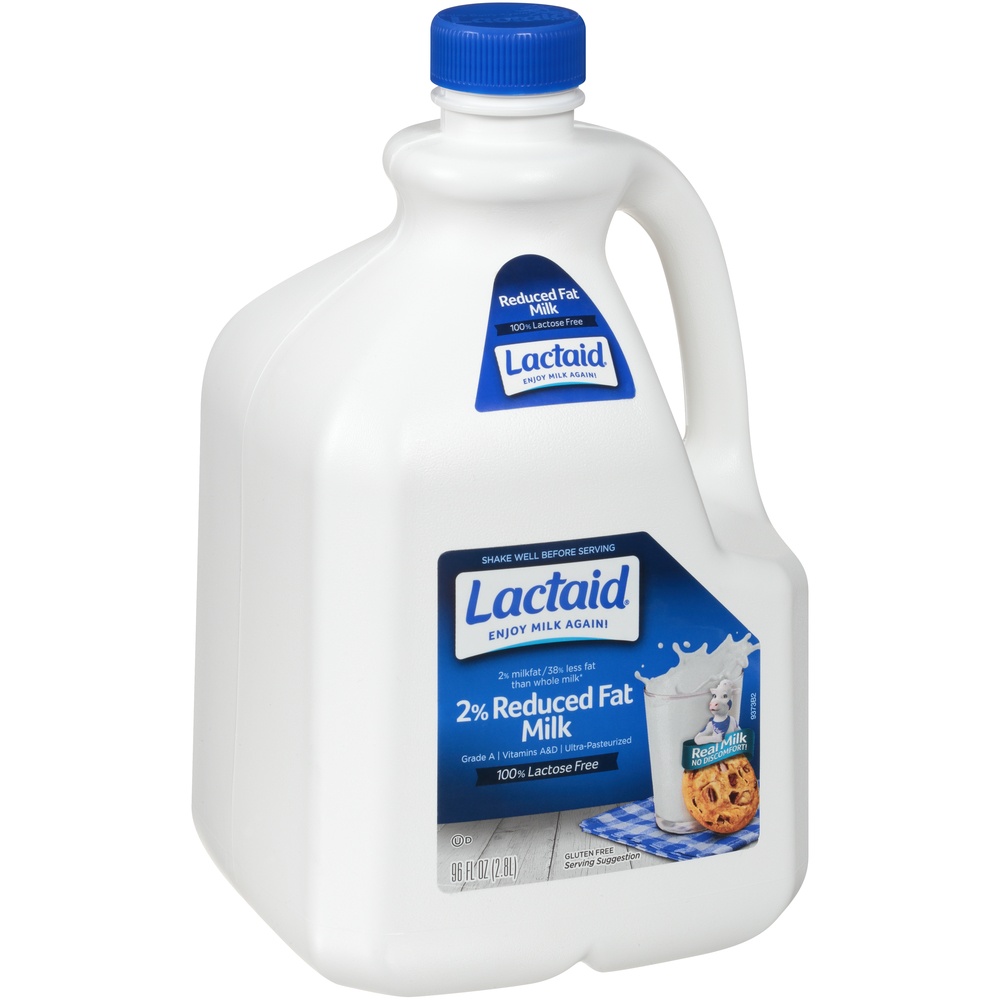 slide 2 of 8, Lactaid 2% Reduced Fat Milk (California, 96 oz