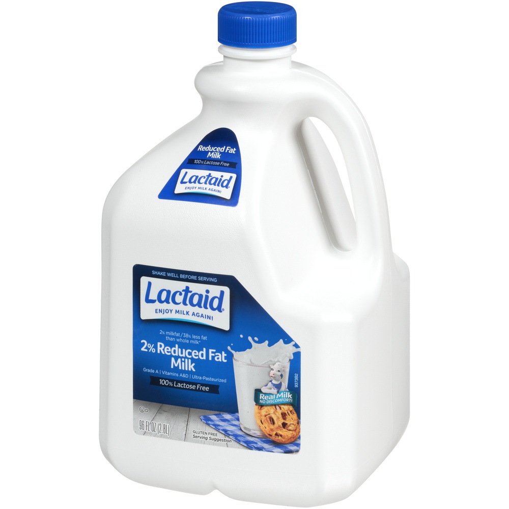 slide 3 of 8, Lactaid 2% Reduced Fat Milk (California, 96 oz