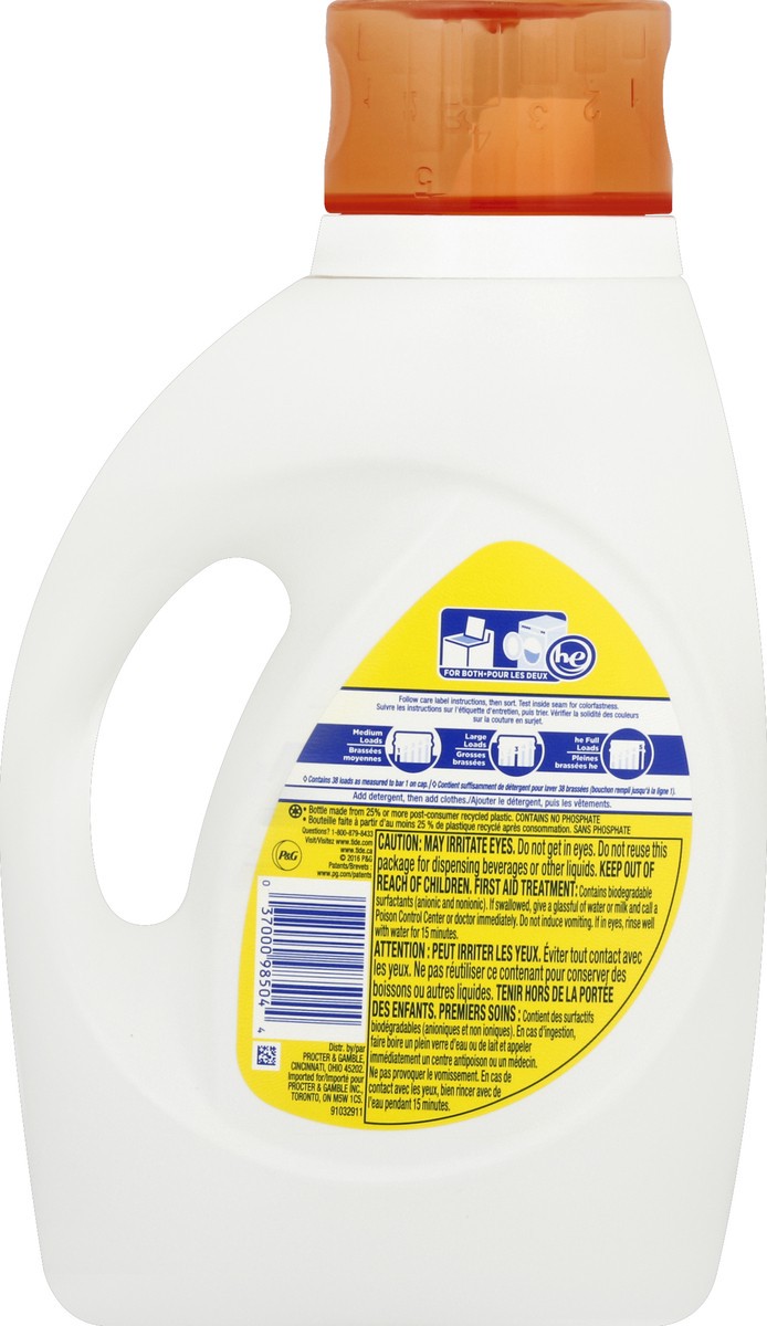 slide 7 of 10, Tide Detergent 60 oz, 60 oz