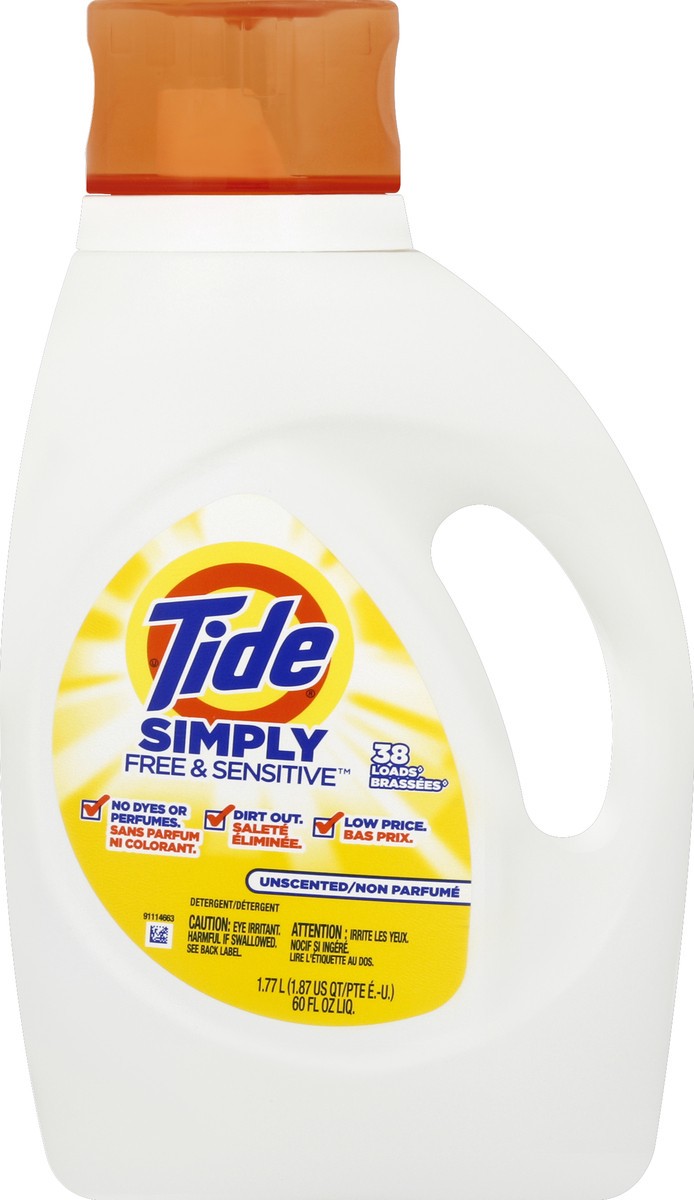 slide 1 of 10, Tide Detergent 60 oz, 60 oz