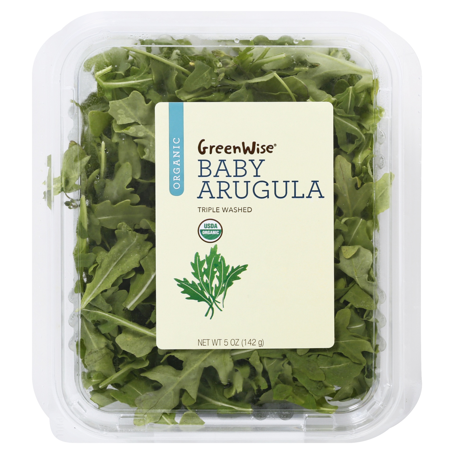 slide 1 of 1, GreenWise Organic Triple Washed Baby Arugula, 5 oz