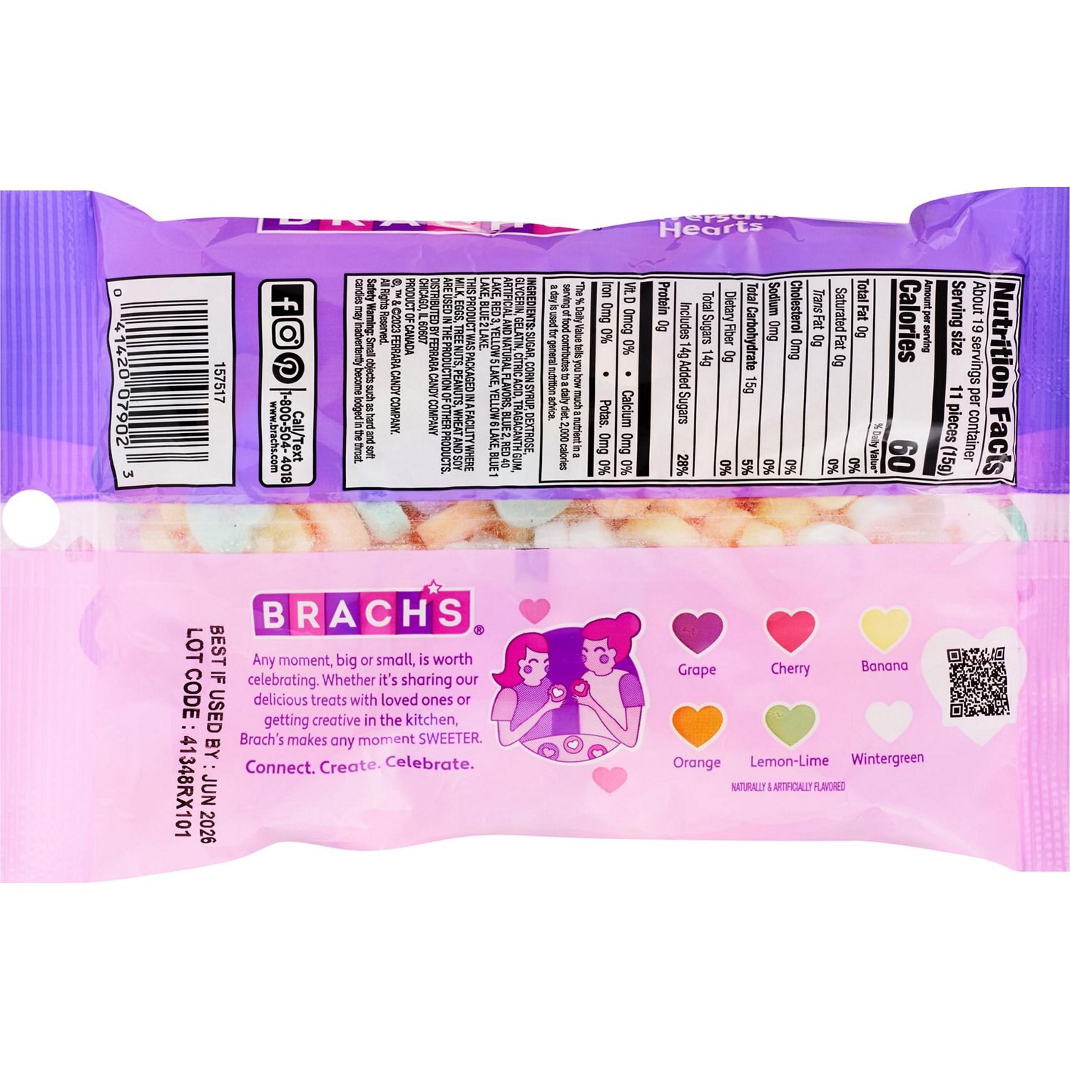 slide 2 of 3, Brach's, Tiny Conversation Hearts Bag, 10 Oz, 10 oz