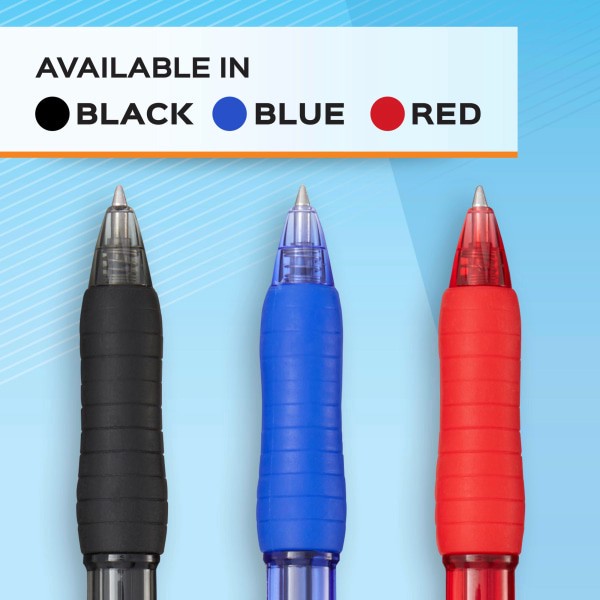 slide 4 of 6, Paper Mate Profile Retractable Gel Pens, Medium Point, Red Barrel, Red Ink, Pack Of 4 Pens, 4 ct