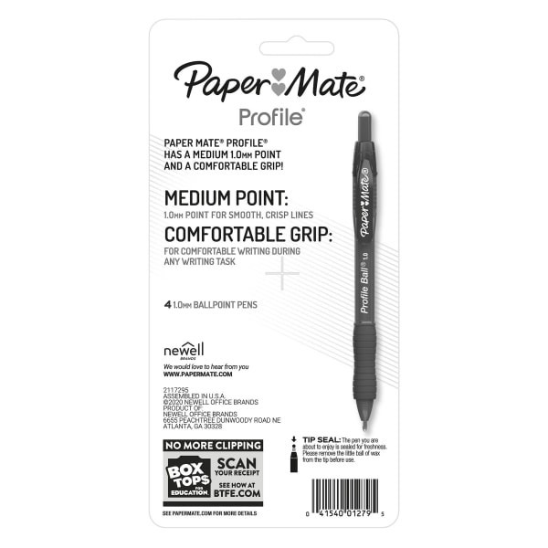 slide 7 of 10, Paper Mate Medium 1.0mm BallPoint Pens 4 ea, 4 ct