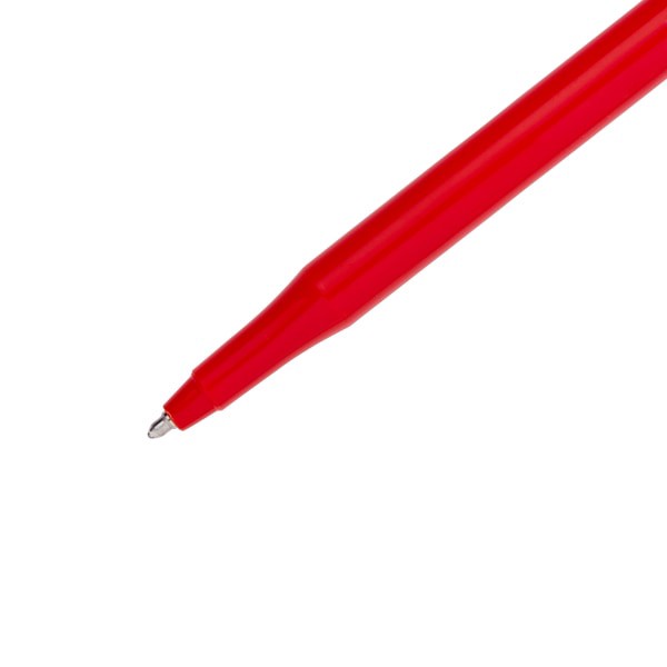 slide 4 of 5, Paper Mate Erasermate Pens, Medium Point, 1.0 Mm, Red Barrel, Red Ink, Pack Of 5, 5 ct