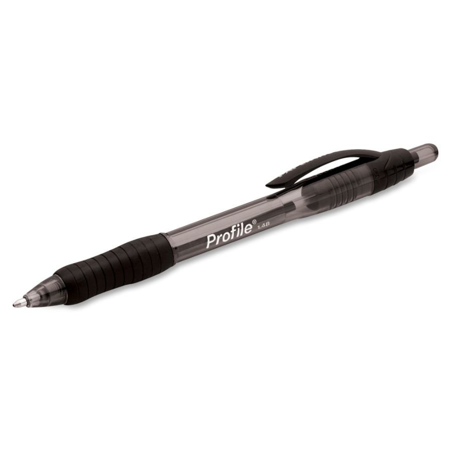 slide 4 of 5, Paper Mate Profile Retractable Ballpoint Pen, Bold Point, 1.4 Mm, Black Ink, 1 ct