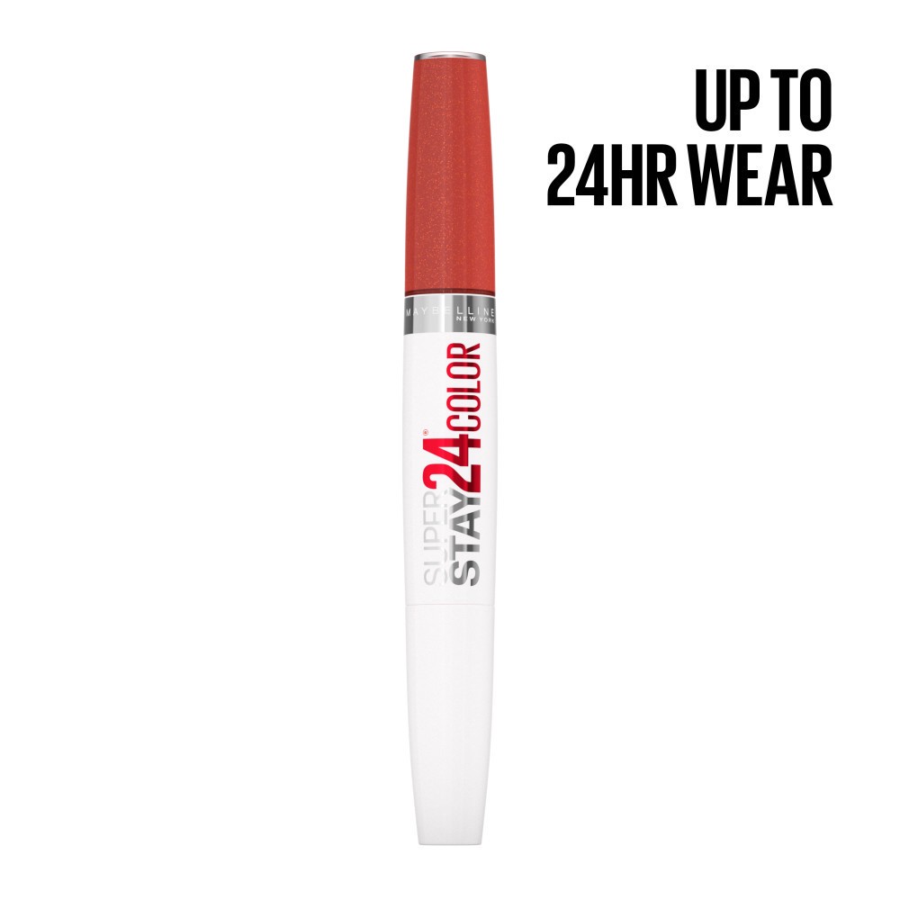 slide 4 of 5, Super Stay 24 2-Step Long Lasting Liquid Lipstick, Sultry Amber, 1 ct