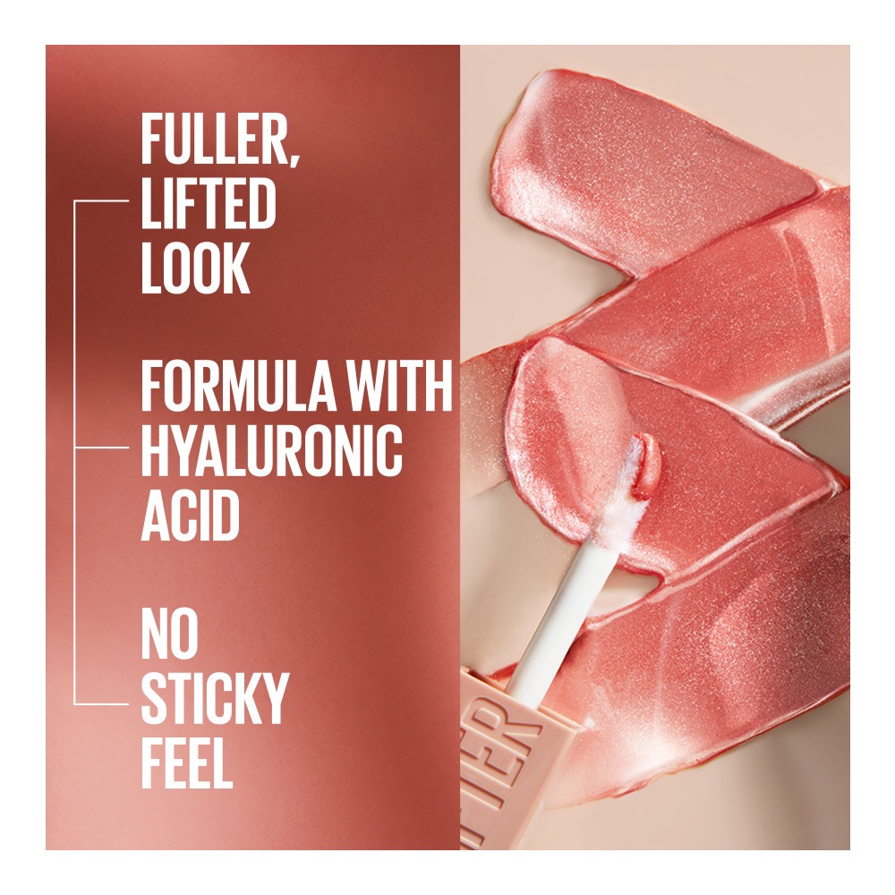 Maybelline Lifter Gloss Lip Gloss Makeup With Hyaluronic Acid, Bronzed