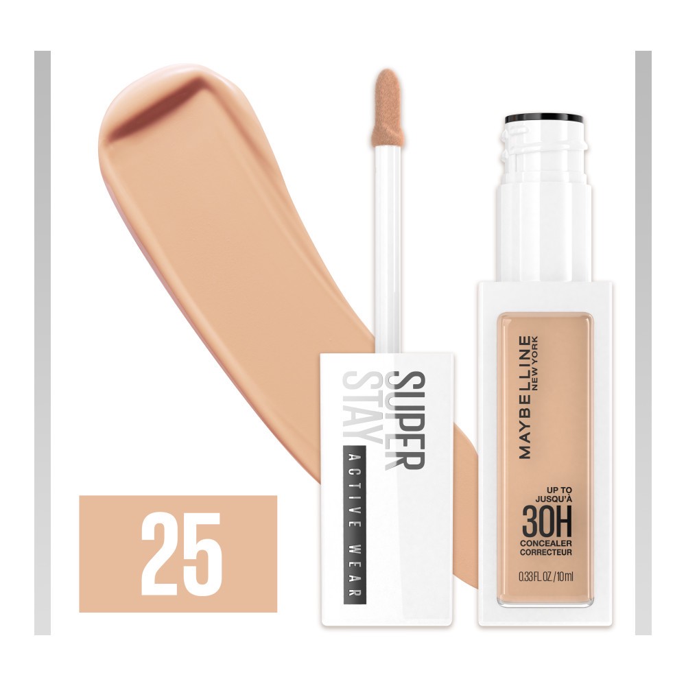 slide 3 of 5, Super Stay 25 Active Wear Concealer 0.33 fl oz, 0.33 fl oz