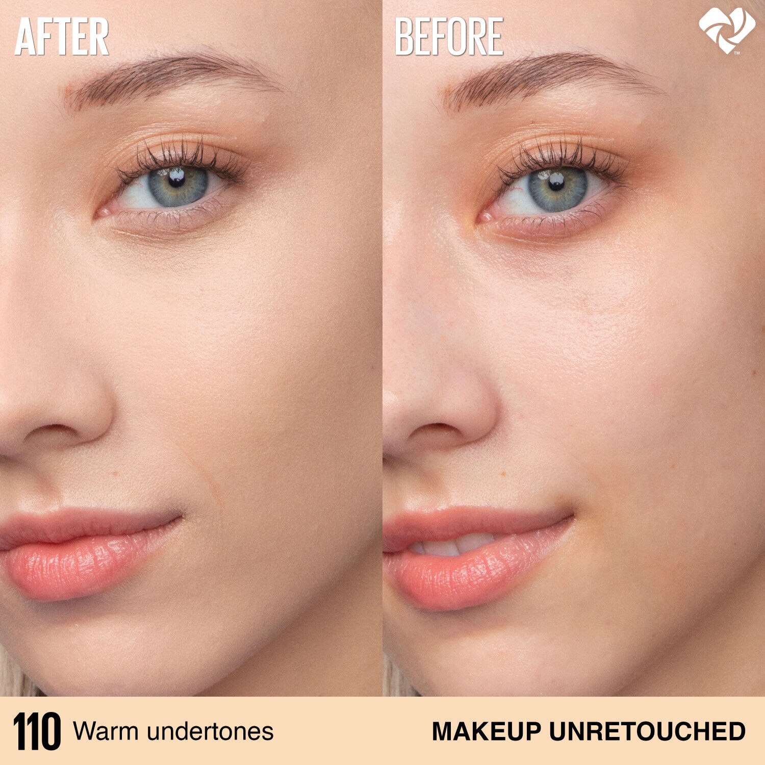 slide 8 of 10, MAYBELLINE Mny Sstay Lumi Matte Fd Shade 110, 11 oz