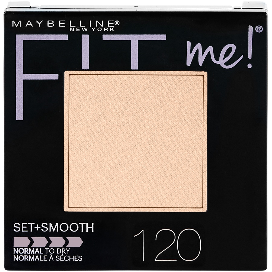 slide 1 of 2, Maybelline Fit Me Set Smooth Powder 120 Classic Ivory, 0.3 oz